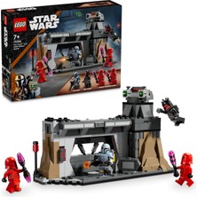 Aesco LEGO Star Wars: The Mandalorian Paz Vizsla ve Moff Gideon Savaşı 75386 – 7 Yaş ve Üzeri Kız ve Erkek Çocuklar Için 4 Minifigür Içeren Oyuncak Yapım Seti, Çocuklar Için Doğum Günü Hediyesi (289 Parça)