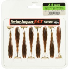 Aesco Keitech Swing Impact Fat 2.8" #438 Green Pumpkin Fire