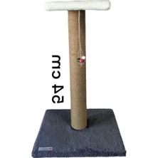 Die Grup 54 cm Yükseklikte Iki Katlı Kedi Tırmalama Tahtası