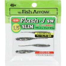 Aesco Fish Arrow Flash-J Slim Sw 1.5" (5 Adet/paket) #112 Sardine/silver Olta