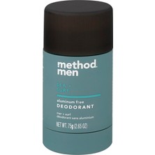 Aesco Method Yöntem Erkekler Alüminyum Içermeyen Deodorant, Deniz+Sörf, 2,65 Oz, 2,65 Fl Oz