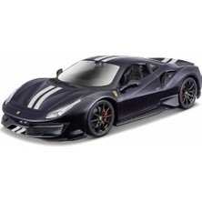 Aesco Bburago 1:24 Ferrari 488 Pista Lacivert Model Araba