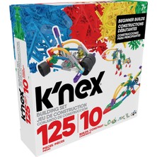 Aesco K'nex 80206 Acemi Bina Seti, Yapı 10 3D Modelleri, Eğitici Oyuncaklar Çocuklar Için, 125 Parça Kök Öğrenme Kiti, Çocuklar Için Mühendislik, Renkli Bina Inşaat Oyuncak Çocuklar Için 7 +