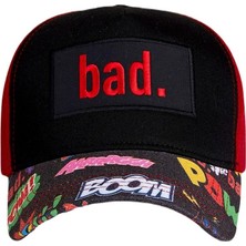 Aesco Bad Bear Unısex Siyah Şapka Boom Cap
