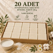 İnternatural Internatural Eşek Sütü Bitkisel Sabun 120 G - 20 Adet