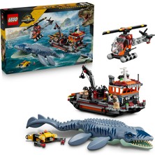 Aesco LEGO Jurassic World Mosasaurus Dinozor Tekne Saldırısı 77983