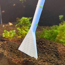 Die Grup 24 cm Uzunluğunda Plastik Akvaryum Spatulası ve Kum Düzeltici