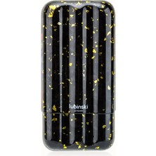 Aesco Lubinski Karbon Fiber Gold Part Puro Kılıfı Siyah 3lü (60RING)