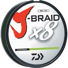 Aesco Daiwa J-Braid 300 M 8 Woven Yuvarlak Örgü Line 9 kg Yeşil