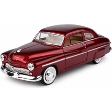 Aesco Motormax 1:24 1949 Mercury Coupe Die-Cast Metal Model Araba, Koleksiyonluk Klasik Amerikan Otomobili MM-73225