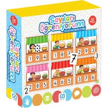 Aesco Ca Games Sayıları Öğreniyorum 42 Parça 3+ Yaş Çocuklar Için Eğitici Matematik Oyunu