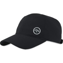 Aesco Callaway Kadın Golf High Tail Cap, Siyah, Tek Beden