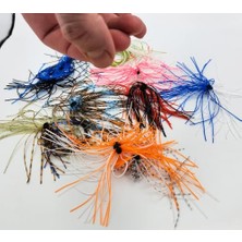 Die Grup Tai Rubber Silikon Etek 10 Adet - Inchiku, Tai Rubber ve Slow Jig Yemleri Için Yedek Silikon Skirt