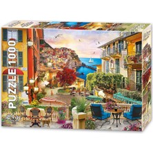Aesco Star Oyun Italya'da Gün Batarken 1000 Parça Puzzle