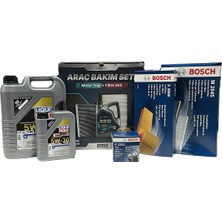 Aesco Netex Premium Bakım Seti Ford Connect 1753CC Dizel 90PS E5 Model Yılı (2013-2014) (Liqui Moly Special Tec F 5W30 Motor Yağı, Bosch S3686 Hava Filtresi, M2045 Kabin Filtresi, P3252 Yağ Filtresi)