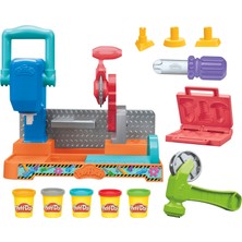 Die Grup Play-Doh Damgala ve Kes Alet Tezgâhı Oyun Seti | 3 Yaş ve Üzeri Kız ve Erkek Çocuklar Için Inşaat Temalı Oyuncak | Çocuklar Için Sanat ve El Işi Etkinlikleri