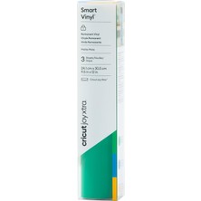 Aesco Crıcut 2010375 Joy Xtra Smart Vinil Kalıcı 24.1X30.5CM 3 Sayfa Çimen Yeşili Okyanus Mavisi Mısır Sarısı