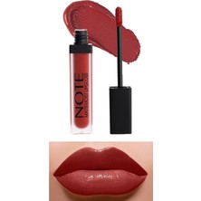 Die Grup Note Cosmetıque Mattemoist Lipgloss 407 Notisme Yarı Mat Saten Bitişli Likit Ruj - Kırmızı