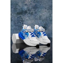 Dark Seer Çocuk Beyaz Mavi Sneaker Spor Ayakkabı 2026 - DS Mirana