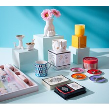 Aesco Jonathan Adler Eden Vernik Seti Oyun Kartları, Beyaz