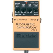 Aesco Boss Ac-3 Acoustic Simulator Compact Pedal (Yeni Ürün)