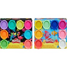 Die Grup Hasbro Play-Doh Modelleme Bileşimi 8'li Paket - Flamingo