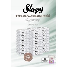 Die Grup Sleepy 36 Al 33 Öde Evcil Hayvan Islak Havlusu 60'lı ve Bebek Pamuğu