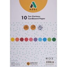 Aesco Adel Fon Kartonu, 25X35, Karışık, 10'lu