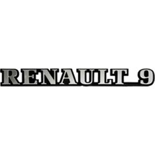 Aesco Arka Renault 9 Yazısı