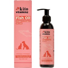 Die Grup Kito Balık Yağı 200 ml (Kedi ve Köpekler Için Omega 3 & 6 Içerikli Deri, Tüy, Eklem ve Kalp Sağlığı Destekleyici Balık Yağı)