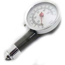 Aesco Carub Lastik Hava Ölçer Metal Gövde Ibreli Analog