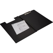 Aesco 2k 333S A4 Pvc Kapaklı Sekreter Tablası,sekreterlik,sekreter Bloknot,a4 Kapaklı Sekreterlik,siyah
