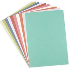 Aesco Sizzix Surfacez Cardstock Sheets A4 60PK (10 Botanik Renk), 665276, Çok Renkli, Tek Boyut