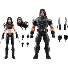 Aesco Hasbro Marvel Legends Serisi X-Force X-23 & Warpath Aksiyon Figürleri, 2'li Paket