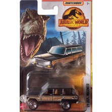 Aesco Matchbox 1:64 Temalı Arabalar Jurassic World HBH17 '89 Jeep Wagoneer