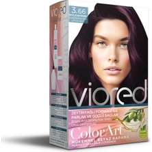 Die Grup Viored Color Art Set Saç Boyası 3.66 Patlıcan Moru