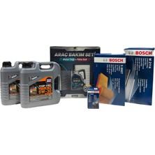 Aesco Netex Premium Bakım Seti Volkswagen Transporter 1968CC Dizel Tdı 140PS Model Yılı (2009-2015) (Liqui Moly 5W30 Motor Yağı, Bosch S0007 Hava Filtresi, M2114 Kabin Filtresi, P7023 Yağ Filtresi)