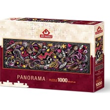 Aesco Art Puzzle Ritmin Elementleri 1000 Parça Panorama Puzzle