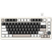 Die Grup Attack Shark X85PRO Tft Ekranlı ve Düğmeli Kablosuz Mekanik Klavye, %75 Qmk Contaya Monte Oyun Klavyesi, 2,4g/bt/usb-C Kablolu, Çalışırken Değiştirilebilir, 4000 Mah,nkro, Rgb,pc/mac
