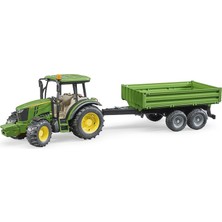 Aesco Bruder - John Deere 5115 Traktör & Römork Ölçekli Model