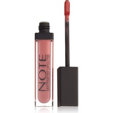 Die Grup Note Cosmetıque Mattemoist Lipgloss 403 Sugar Kiss Yarı Mat Saten Bitişli Likit Ruj - Nude