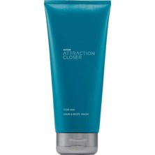 Die Grup Avon Attraction Closer Erkek Saç ve Vücut Şampuanı 200 Ml.