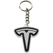 Aesco Tesla 3D Baskı Logolu Anahtarlık