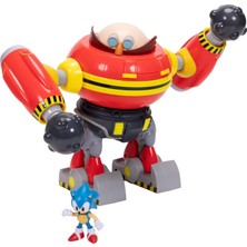Aesco Sonic The Hedgehog 2.5 Inç Action Figure Hammer Egg Robot Deluxe Playset. 360 Derece Döndürme Saldırısı ve Mermi Topu Kolları! Çekiç Yumurta Robotu Patlayana Kadar 3 Vuruş!