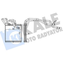 Die Grup Kale Kalorifer Radyatörü Al/brz Nissan Qashqai, Qashqai X-Trail Kal 346650
