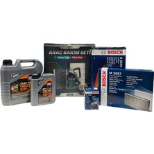 Aesco Netex Premium Bakım Seti Audi A3 1598CC Dizel Tdı 105PS Model Yılı (2004-2016) (Liqui Moly Top Tec 4200 5W30 Motor Yağı, Bosch S0698 Hava Filtresi, M2097 Kabin Filtresi, P7157 Yağ Filtresi)