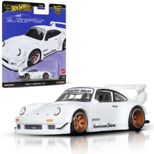 Aesco Hot Wheels Premium Araba Kültürü Siluetleri 1:64 Ölçekli Döküm Rwb Porsche 930 Araç Gerçek Biniciler Lastikler ve Metal/metal Gövde ve Şasi