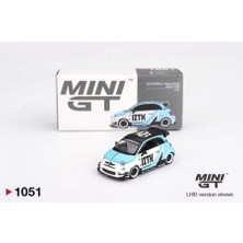 Aesco Mini Gt 1051 Abarth 595 Lb-Works x Abas Works 1/64 Model Araba