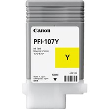 Aesco Canon PFI-107Y Mürekkep Sarı Standardkapazitã ¤ T 130 ml Tekli Paket