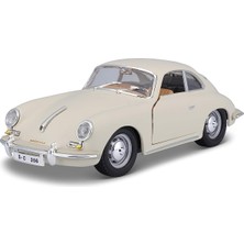 Aesco Bijoux Collezione Bburago 18 – 22079 – 1: 24 Porsche 356B Coupé 1961, Çeşitli Renklerde, Renk Seçilebilir Değildir